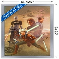 Ratovi zvijezda: Ratovi klonova-blagdanski zidni poster, 14.725 22.375
