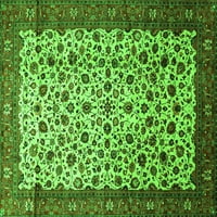 Tradicionalni pravokutni perzijski tepisi u zelenoj boji tvrtke, 2' 5'