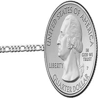 Talijanska masivna ogrlica s lančićem od srebra od srebra od srebra s poklon kutijom za muškarce i žene-izrađena