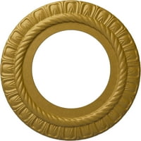 Ekena Millwork 5 8 OD 3 4 id 1 2 P Claremont stropni medaljon, ručno oslikani faraoni zlato