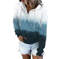 Ženska majica s patentnim zatvaračem, Ženska majica s grafičkim printom, ležerni pulover s dugim rukavima s džepom