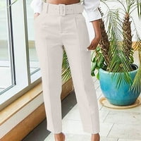 opuštene ljetne hlače Ženske Ležerne široke široke hlače visokog struka s elastičnim pojasom modne duge hlače
