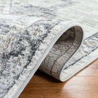 Tradicionalni otrcani tepih od zelene Bjelokosti, 9' 12'