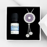 Ogrlica za hvatanje snova Aromaterapija - Božićni poklon za nju - Privjesak za esencijalno ulje Lavande - Poklon