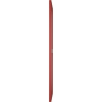 Rolete od PVC-a od 12 do 25 PVC-a s dvostrukom pločom u modernom stilu s fiksnim nosačem, vatreno crvene boje
