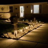 LED Pejzažna svjetla za šetnicu, dvorište, popločani dio dvorišta, travnjak, Vodootporno vanjsko aluminijsko kućište,
