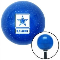 Američki mjenjač bijela američka vojska oznaka plava metalna gumba za pomicanje pahuljica s 1. Umetnite mjenjač