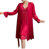 Žensko modno donje rublje Silk čipkasti haljina haljina spavaćice za spavanje