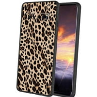 Kompatibilan s torbicom za telefon Samsung Galaxy S10+ Plus Silikonska zaštitna torbica Leopard-Case za djevojaka,