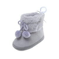 Pom Pom zimske čizme za djevojčice neklizajući mekani potplat prvi hodalica za malu djecu zimske tople cipele