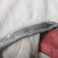 Flanelska karirana deka ružičasta jesenska karirana s printom karirane ljubičaste i plavo-sive flanel karirane