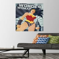Stripovi-Čudesna žena - konstruktivistički zidni poster s gumbima, 22.375 34