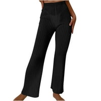 Ženske uske hlače s otvorenim leđima, Modne rastezljive hlače srednjeg struka, havajski Pamuk, jednobojne, moderne,