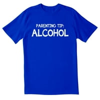 Potpuno beskoristan roditeljski savjet alkohol novost sarkastične smiješne Muške majice